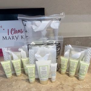 Mary Kay Satin Hands Pampering Set White Tea & Citrus Full Size & Mini & Samples